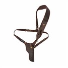 Шкіряна грудна установка з пістолета з кобуром з боєприпасами