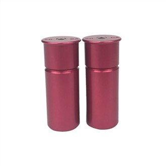 Tourbon Reusable Aluminum 20 Gauge Shotgun Snap Cap Dummy Bullet Tube Dark Pink Color For Tactical Shooting Training Hunting Gun Accessories