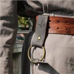 Чорна шкіряна петля для молотка для пояса для інструментів Кобура для сокири на поясі